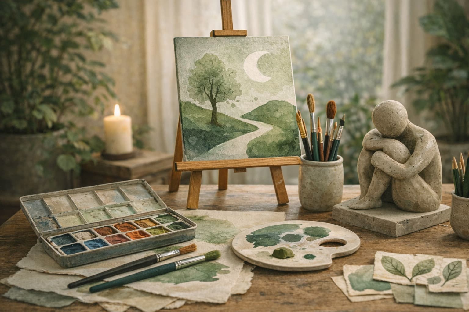 Kelimelerin Yetmediği Yerde: Sanat Terapisi